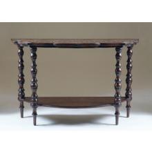 Powell Furniture Antique Shoppe Speckled Brown Blaze Sofa Table
