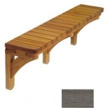 A&B Accessories Recycled Plastic Spa Mount Table/Bar: Piano Key Style 60 Inch Gray