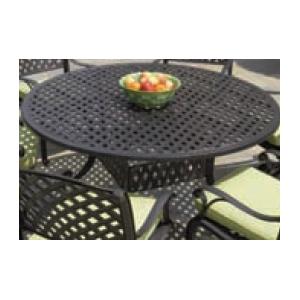 Alfresco Home Weave 60 Inch Round Table & Base - Antique Fern