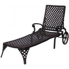 Darlee Nassau Cast Aluminum Chaise Lounge Extra Long