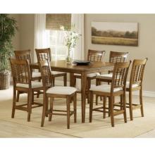 Hillsdale Bayberry 9-piece Counter Height Dining Set - Oak