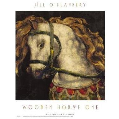 Wooden Horse One Poster Print