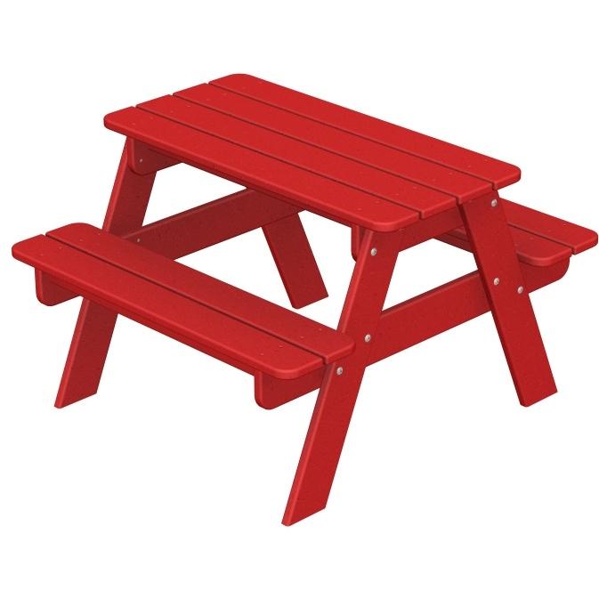 Poly-Wood Recycled Plastic Wood Kids Kids Picnic Table