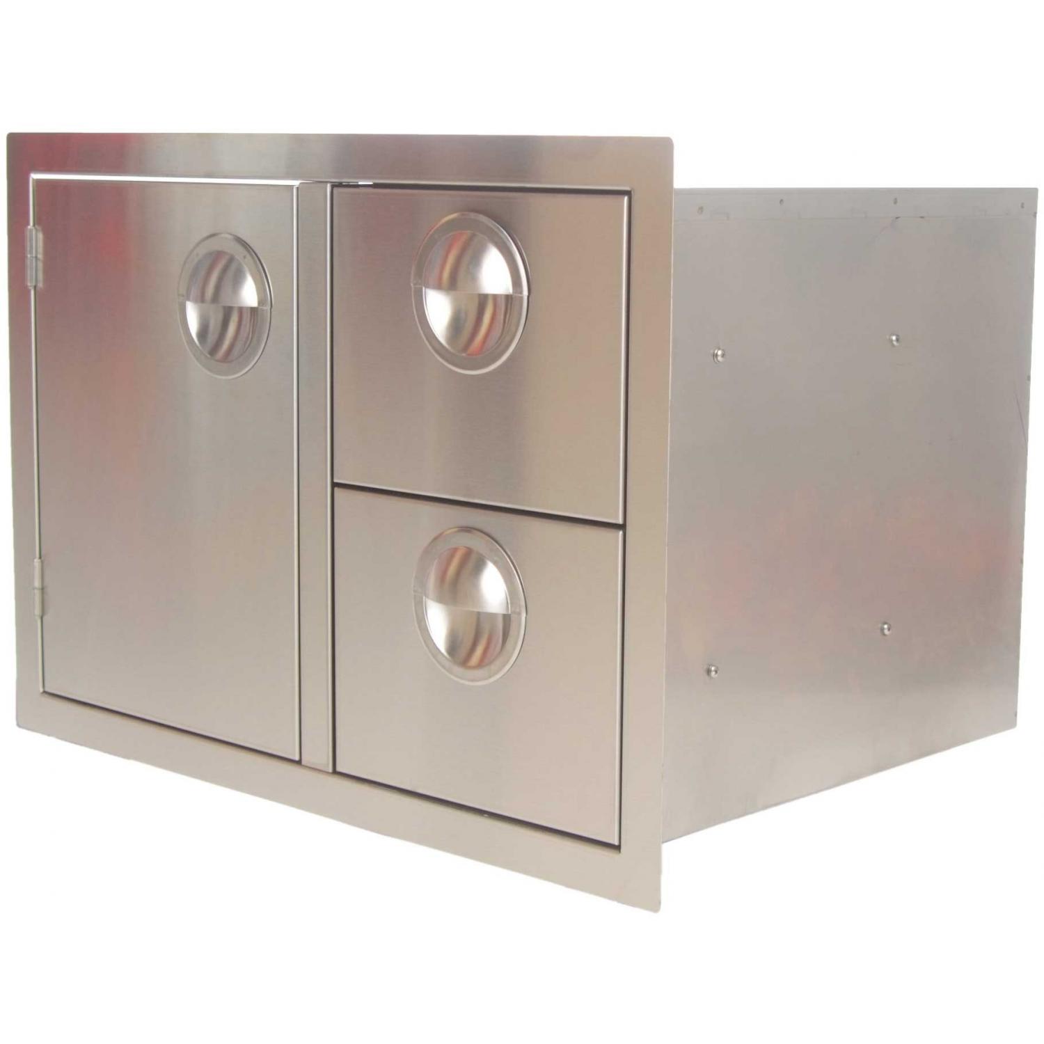 Side View of Drawers