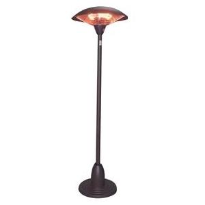 Electric Patio Heater Full Size - Antique Bronze Pole And Cover