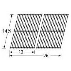 Porcelain Steel Wire Rectangle Cooking Grid 54302