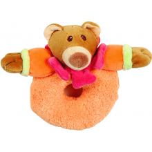 Elegant Baby Plush Ring Toy - Bear