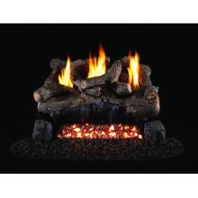 Peterson Gas Logs 24 Inch Evening Fyre Vent Free Natural Gas Log Set With ANSI Certified G18 Burner And Manual Safety Pilot