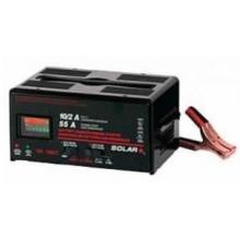 Solar Automatic On/Off Battery Charger, Engine Starter - 6/12 Volt, 10/2/55 Amp