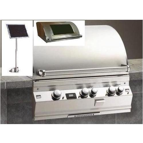 Fire Magic Gas Grills Echelon E660i All Infrared Propane Gas Built-In Grill With Solar Panel And Magic View Window