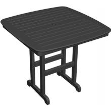 Poly-Wood Recycled Plastic Wood Nautical Counter Table - 44 Inch Square