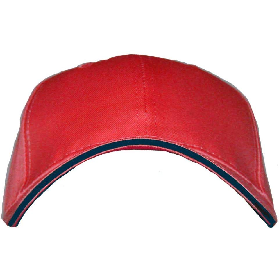 Port & Company Sandwich Bill Hat One Size Fits All - Red/Navy