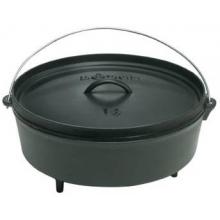 Lodge Seasoned Cast Iron Camp Dutch Oven - 1 Qt