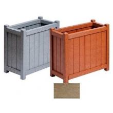 A&B Accessories Recycled Plastic Planters - 11inch X 20inch X 19inch (set Of 2) Beige