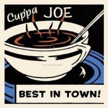 Cup Pa Joe Best In Town Poster Print