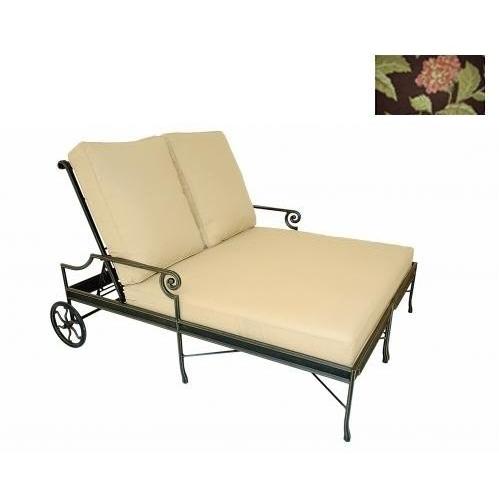 Windham Castings Catalina Double Chaise Lounge Cushion , Beautiful Bloom LXX