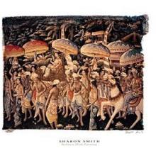 Balinese Wall Painting Poster Print