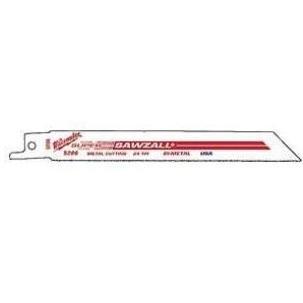 Milwaukee Electric Tool Sawzall Bi-Metal Blades 6 Inch X 18T - 50 Pack