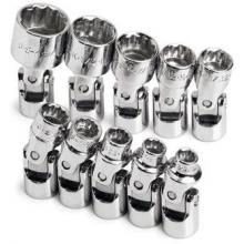 SK Hand Tool 10 Piece 1/4 Inch Drive 12 Point Flex Fractional Socket Set