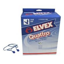 Elvex Quattro CordPlugs 25NRR (Per 100)