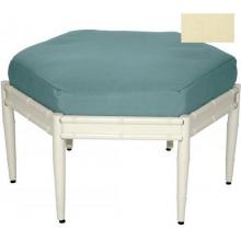 Windham Castings Nikko Hexagonal Ottoman Cushion , Seashore Shore LXX