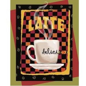 Latte Delicieux Poster Print