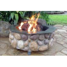 FireScapes Colorado Octagonal Designer Outdoor Fire Pit / Fireplace - Natural Gas