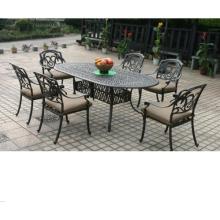 SCG Patio Cast Shadows Aluminum Dining Set