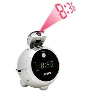 AM FM PROJECTION ALARM CLOCK RADIO by JENSEN