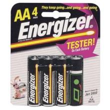 ENERGIZER E91BP-4 LONG-LIFE ALKALINE BATTERIES (AA 4 PK)