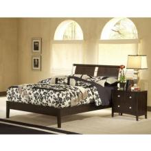 Hillsdale New Town Espresso Platform Bed Set - Queen