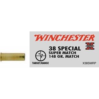Winchester Ammo 38 Special By Winchester, 38 Special, 148gr, Super-X Match, (Per 50)