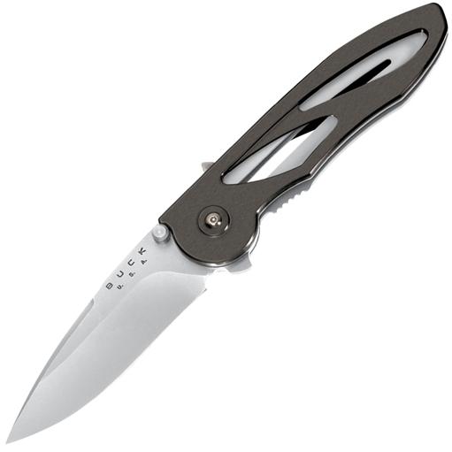 Tempest, Gun Metal Grey, ATS 34, Plain