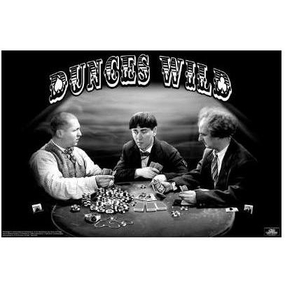 Three Stooges-Dunces Wild Poster Print