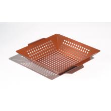 Outset Nonstick Grill Wok W/ Handles - Square