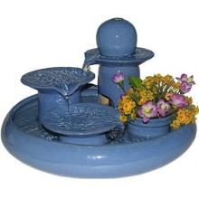 Alpine Ceramic Fountain - Ceramic Blue