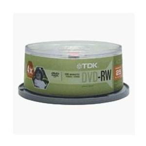 TDK Electronics Corp. DVD-RW Media- 25 Pk