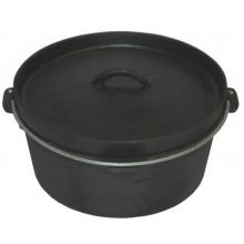 Seasoned Cast Iron Camp Pot Without Legs - 4.5 Qt.