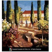 Villa Garden Poster Print