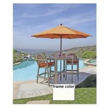 Eagle One Recycled Plastic La Jolla Bar Set 2 Chairs - White