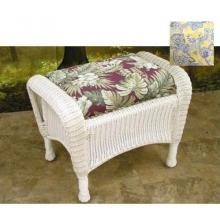 North Cape Tufted Ottoman Cushion ONLY- Sausalito Mediterranean