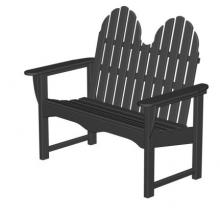 Poly-Wood Classic Adirondack Recycled Plastic Wood Bench