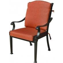 Darlee Charleston Cast Aluminum Dining Chair With Cushions