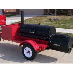 Horizon Smokers 20 Inch BBQ Trailer Smoker Grill Horizon Smokers 20 Inch BBQ Trailer Smoker Grill
