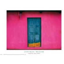 Fachada Rosa, Teopisca, Mexico Poster Print