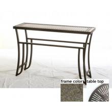 Ellington 18 X 54 Inch Aluminum Rectangle Console Table - Aluminum Starburst Pattern With Scavo Bronze Frame