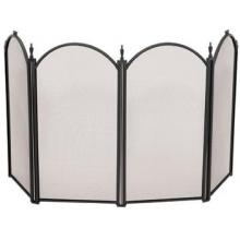 UniFlame 4 Fold Triple-Plated 25in High Mini Black Screen