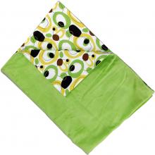 Giggles Sage Velour Baby Blanket