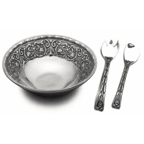 Wilton Armetale William & Mary 3pc. Salad Set