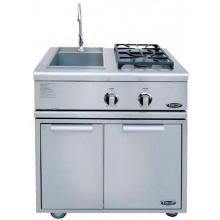 DCS Liberty Natural Gas Side Burner And Sink Unit On Cart